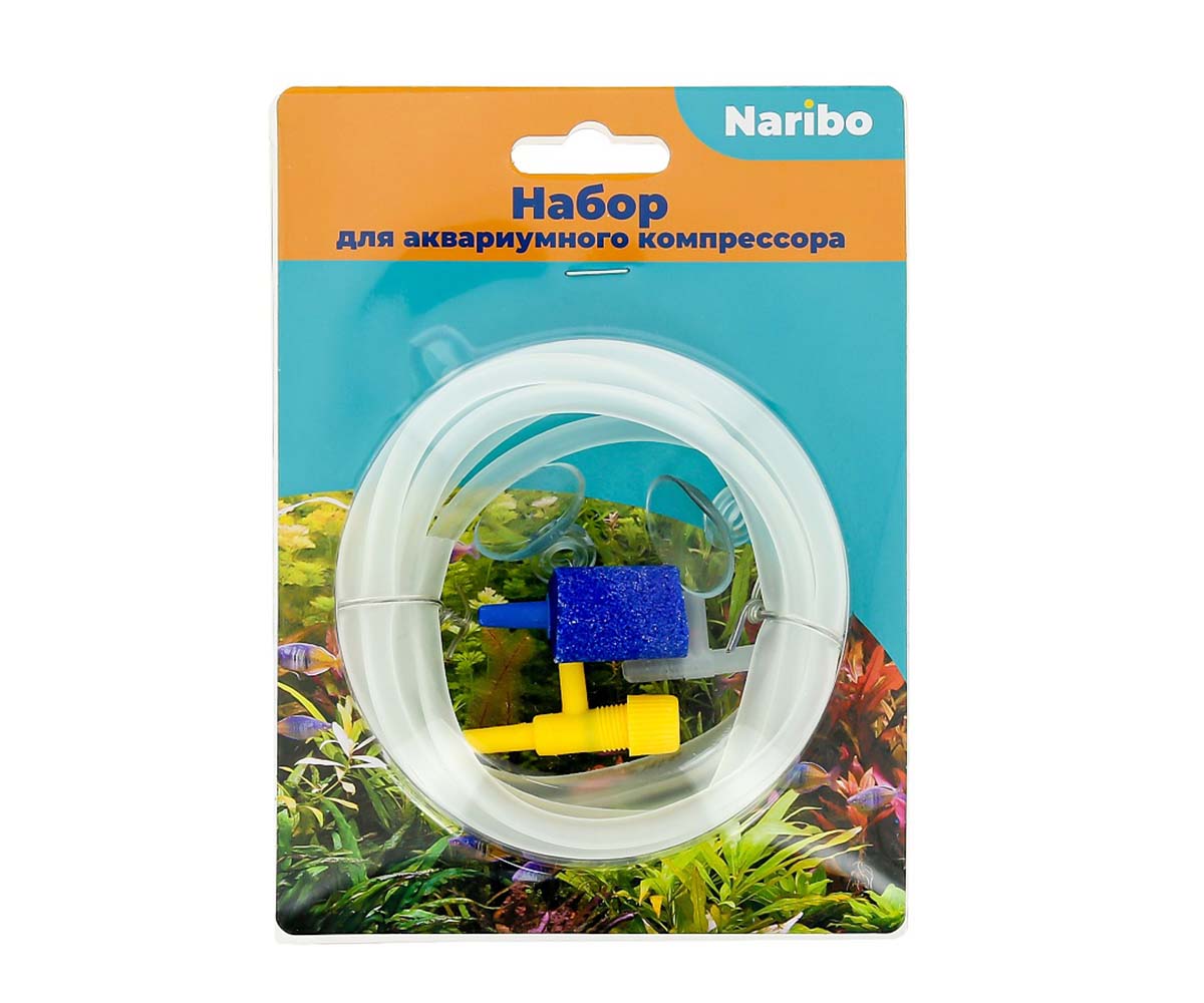 Набор Для Компрессора Naribo (Нарибо) Шланг, Распылитель, Тройник, Присоски М Nr-662463