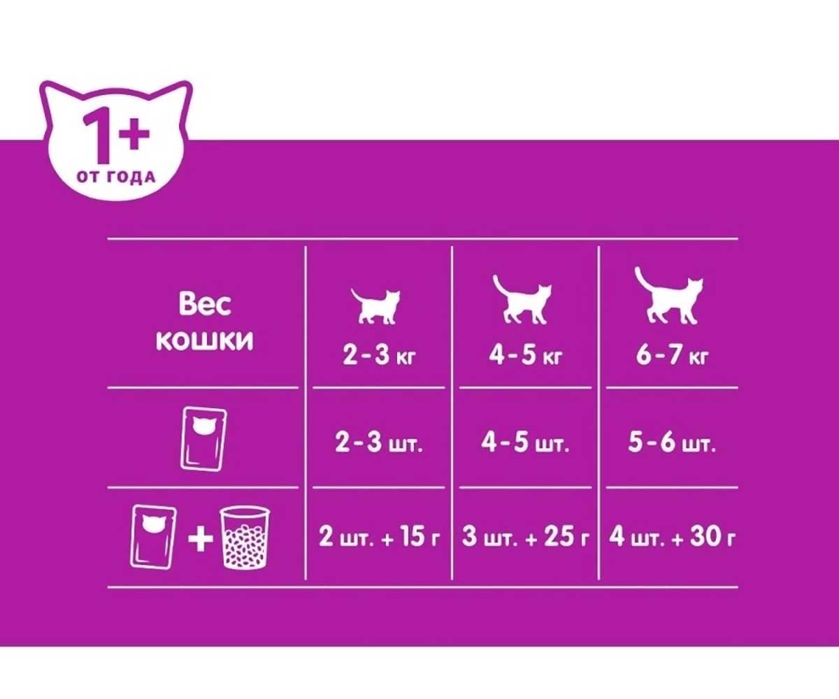 Влажный Корм Whiskas (Вискас) Для Кошек Говядина и Ягненок Рагу 75г (1*28)