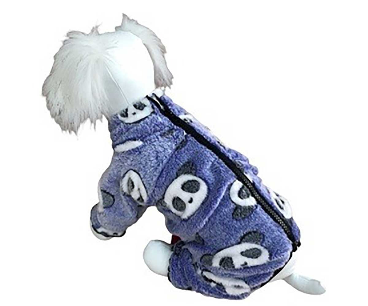 Комбинезон Для Собак Мелких Пород Pet Fashion (Пет Фешн) Panda Street 14 Девочка Плюш Синий