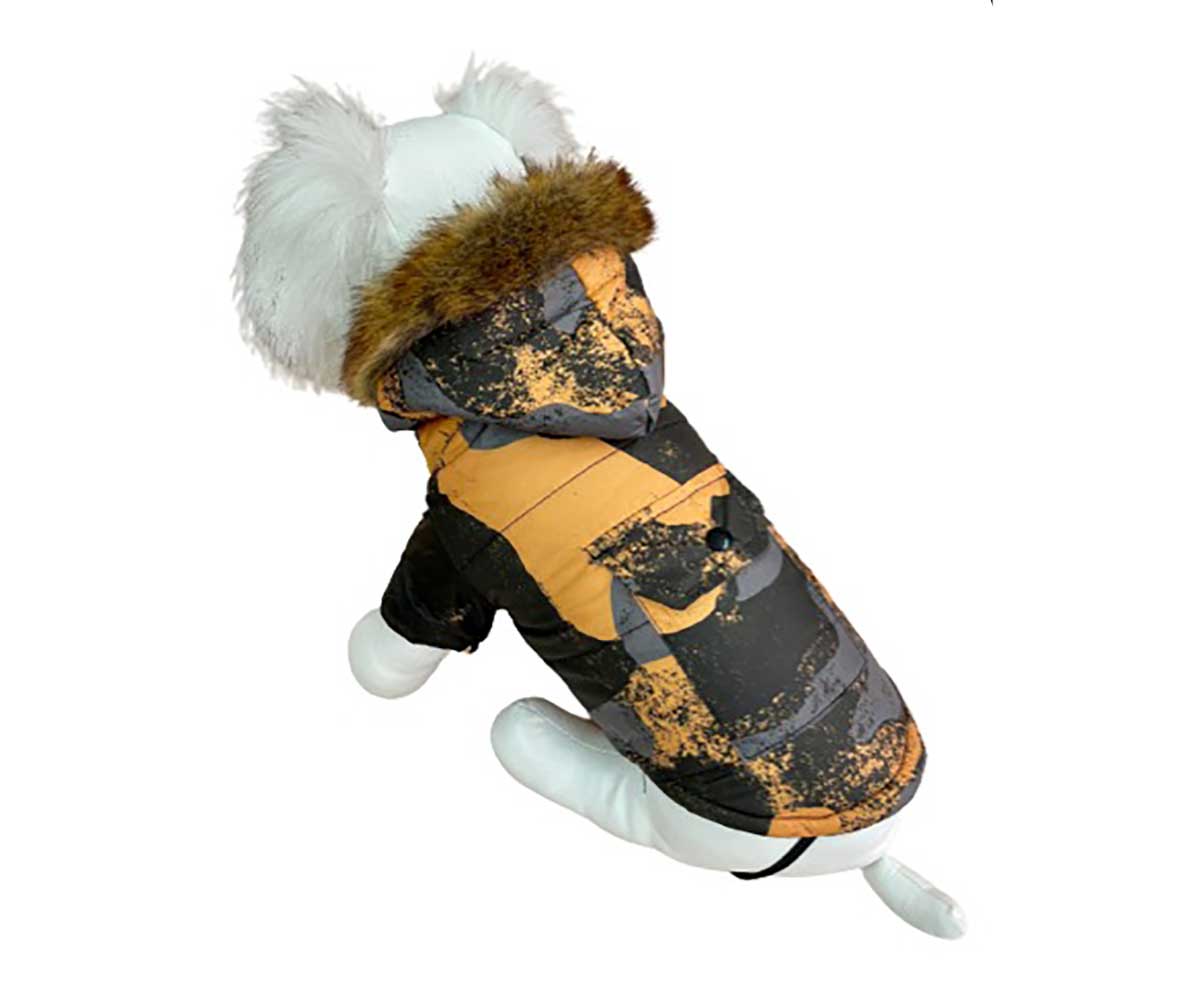 Куртка Для Собак Миниатюрных Пород Pet Fashion (Пет Фешн) Аляска-Н Wh004 S Подклад Флис Коричневый