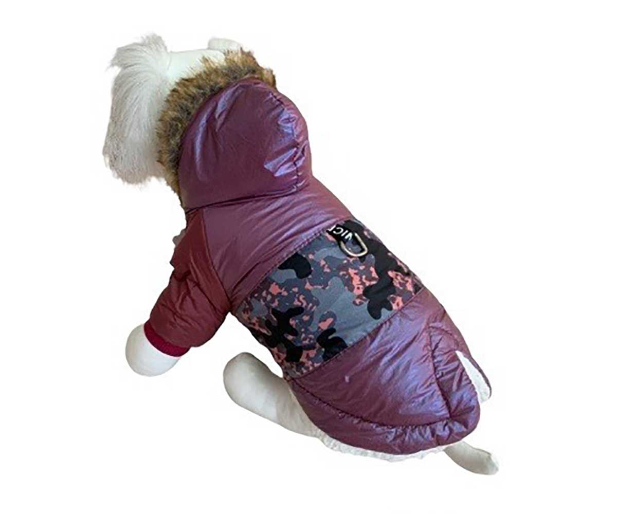 Парка Для Собак Миниатюрных Пород Pet Fashion (Пет Фешн) Arctic Nice Lux S Мех Слива Перламутр