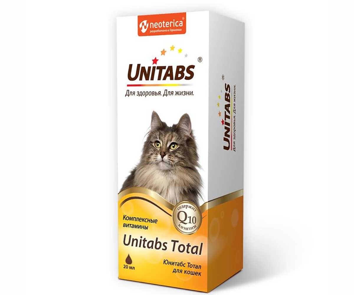 Витамины Unitabs (Юнитабс) Тотал Для Кошек 20мл U313