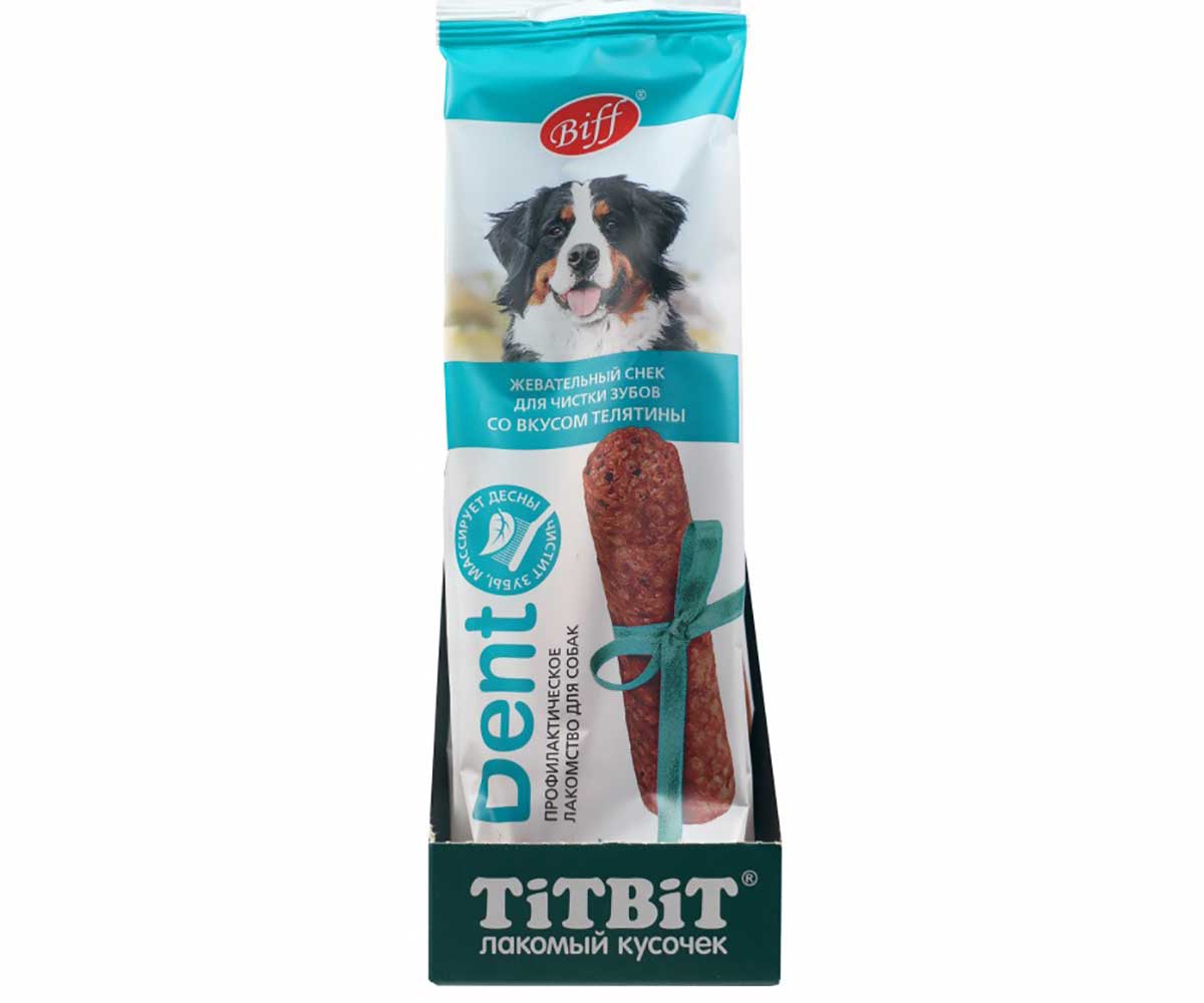 Лакомство Для Собак Biff (Бифф) Снек Dent Со Вкусом Телятины TiTBiT (Титбит) (1*14) 014592