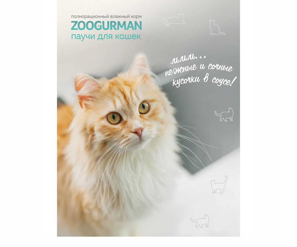 Влажный Корм Zoogurman (Зоогурман) Для Стерилизованных Кошек Курица Кусочки в Соусе 85г 6975
