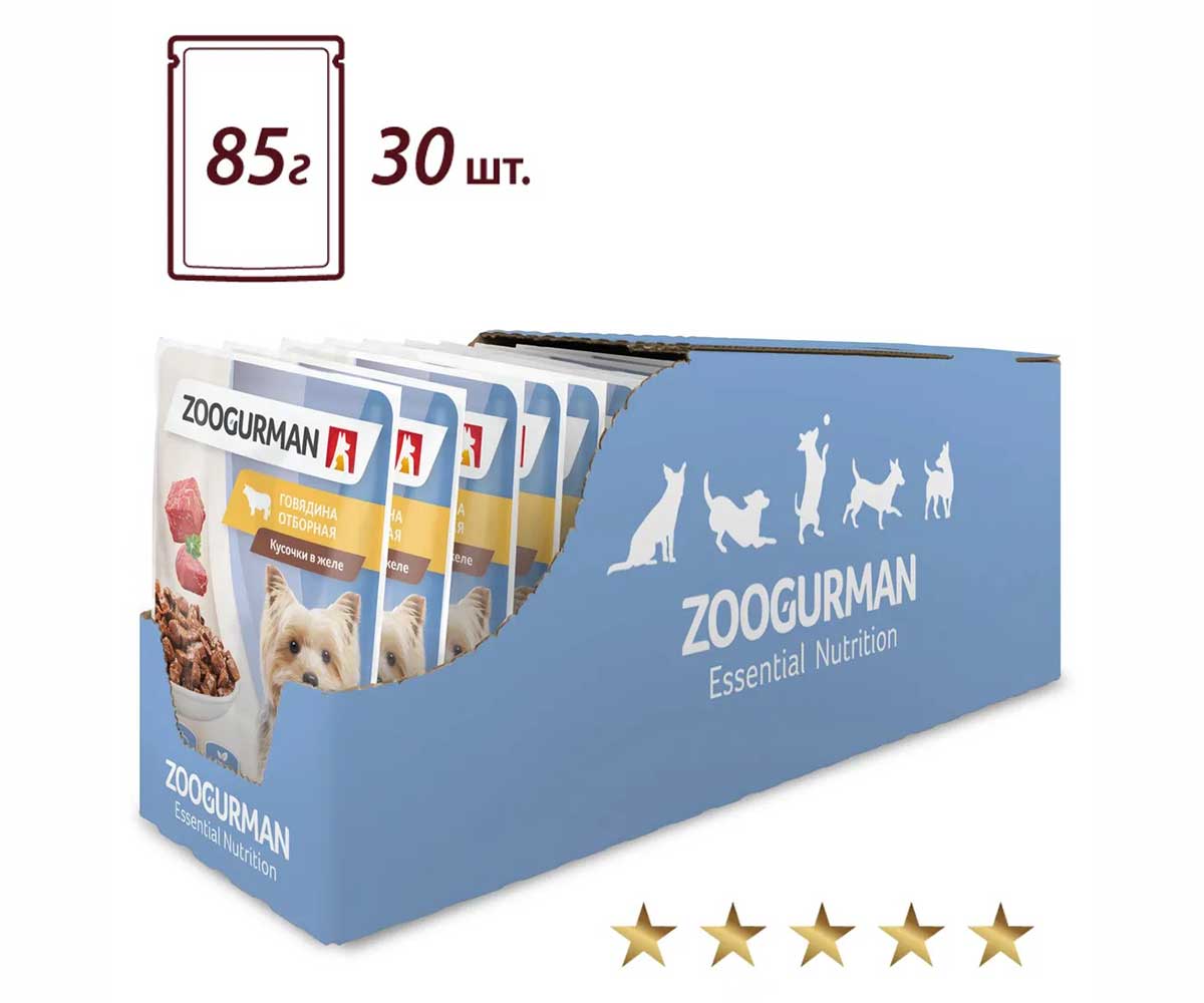 Влажный Корм Zoogurman (Зоогурман) Для Собак Говядина Отборная 85г 1129