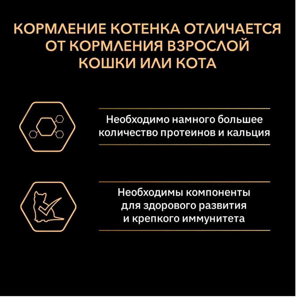 Консервы Pro Plan (ПроПлан) Для Котят Набор Паучей Говядина, Индейка и Курица 10*85г