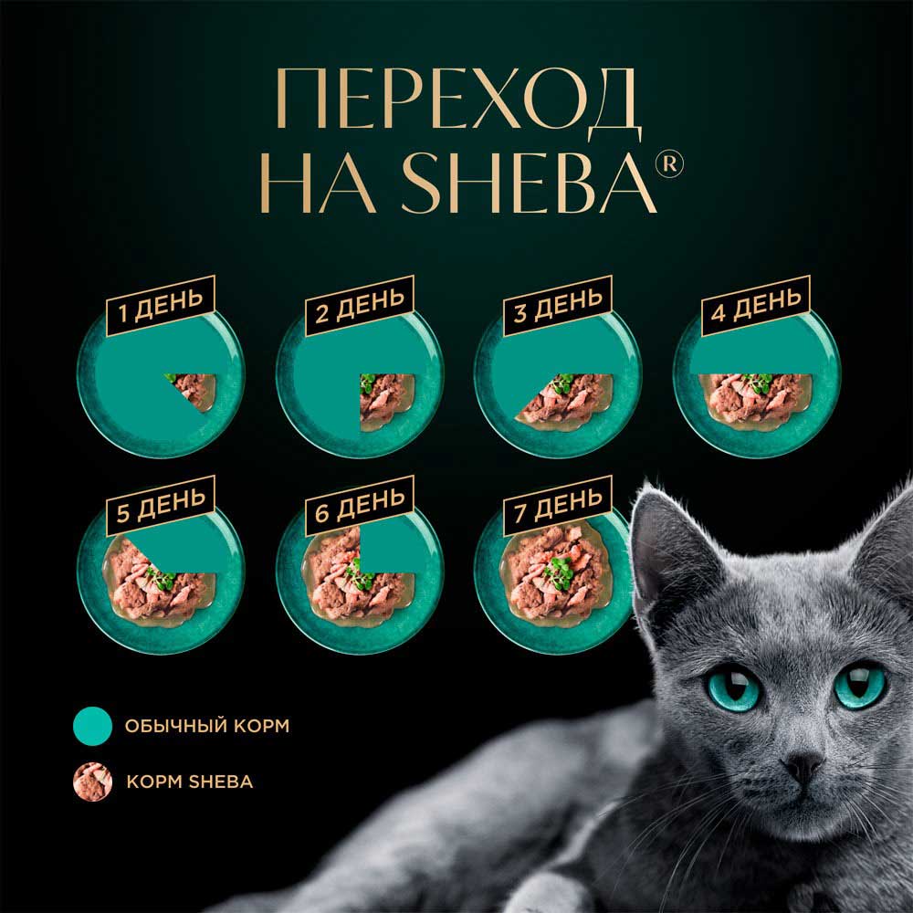 Влажный Корм Sheba (Шеба) Для Кошек Форель и Креветки 75г (1*28)