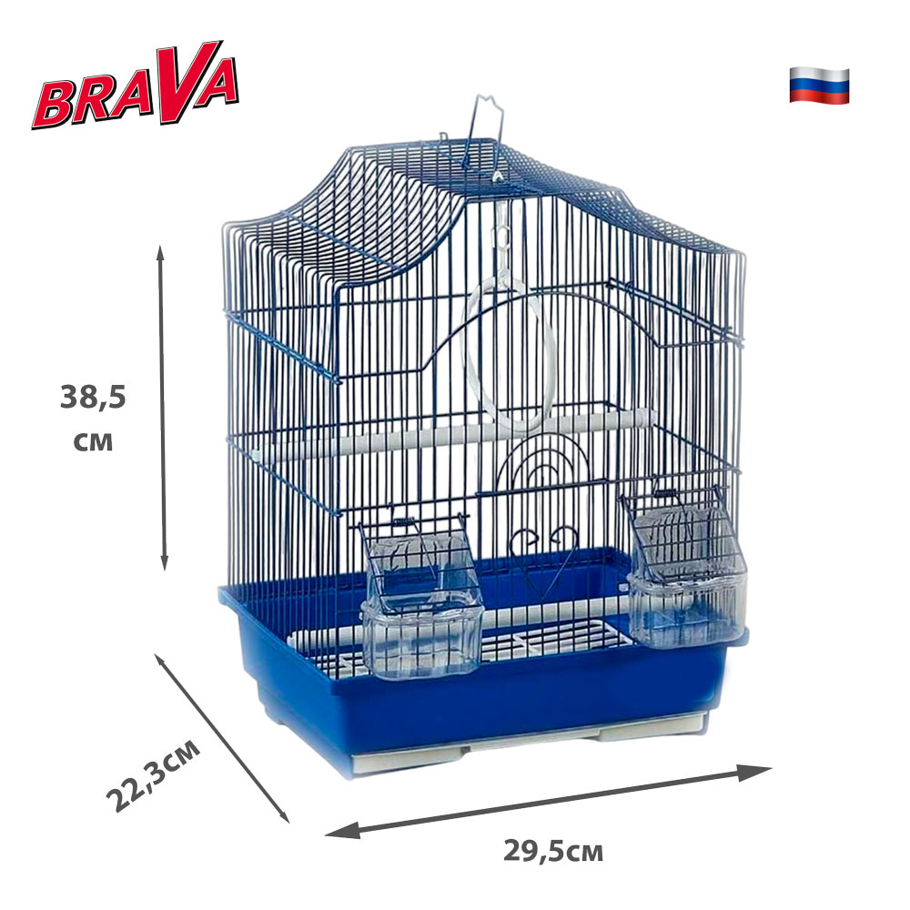Клетка Brava (Брава) Для Птиц А112 29,5*22,3*38,5см Вв-А2-902 /20/