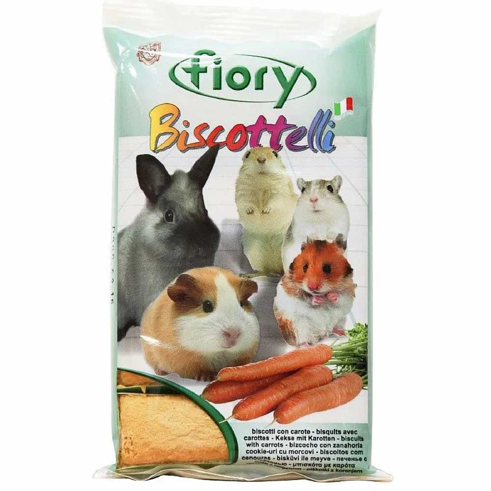 Fiory (Фиори) Морковь Biscottelli Бисквиты Для Грызунов 30г