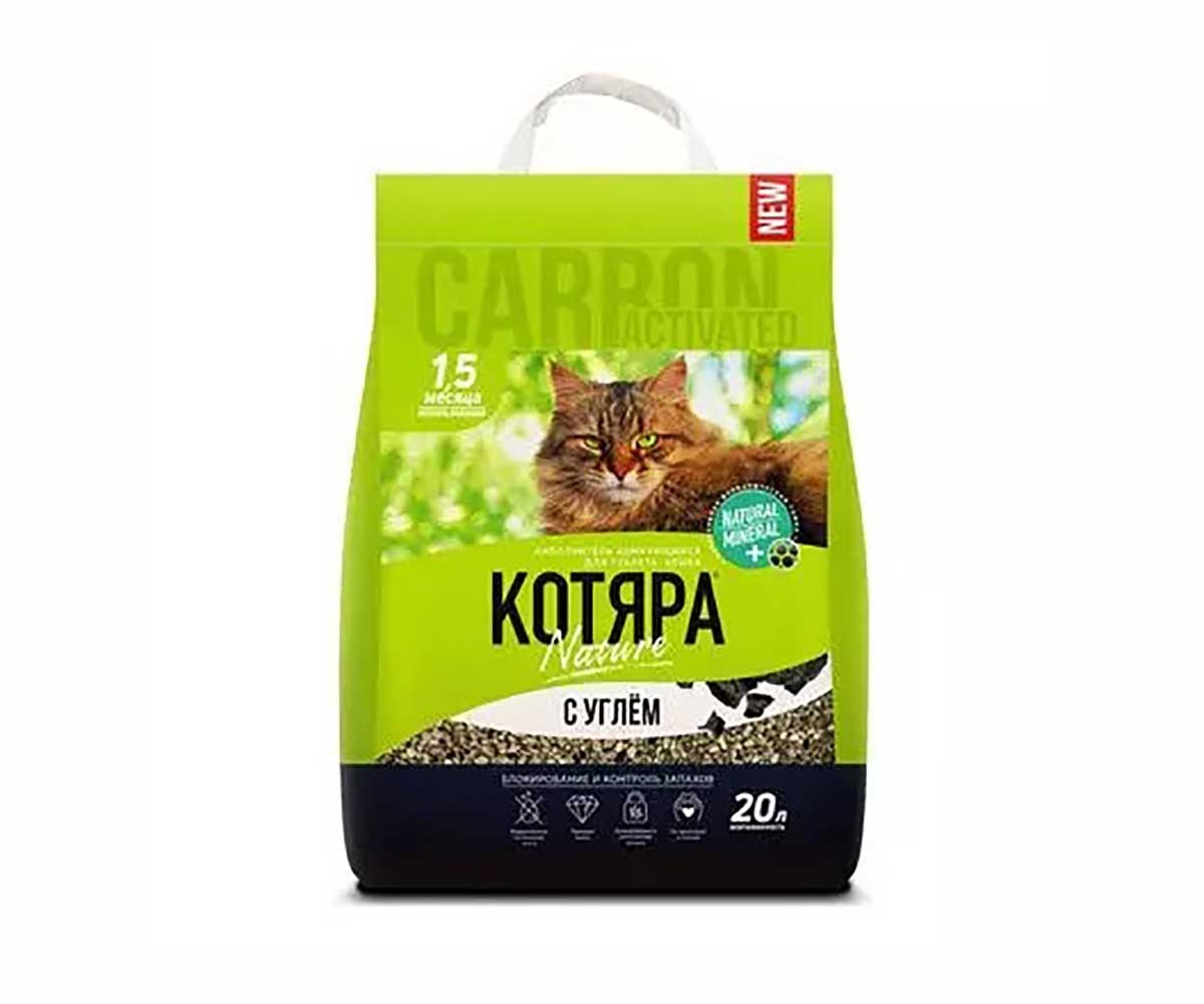 Наполнитель Котяра 8,4кг с Углем Крафт Пакет