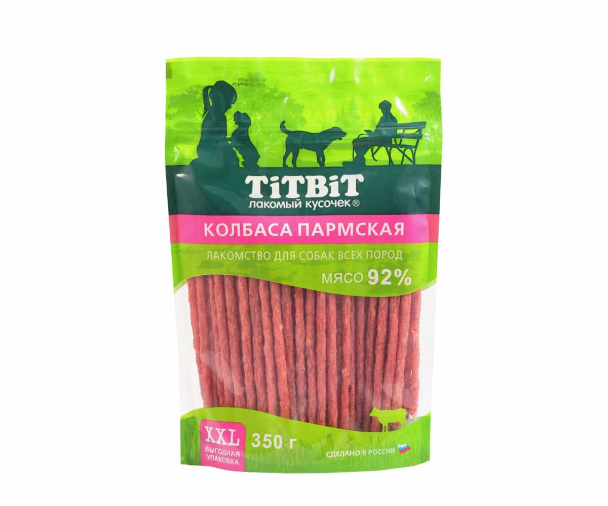 Лакомство Для Собак TiTBiT (Титбит) Колбаса Пармская 350г Xxl 024331 Выгодная Упаковка
