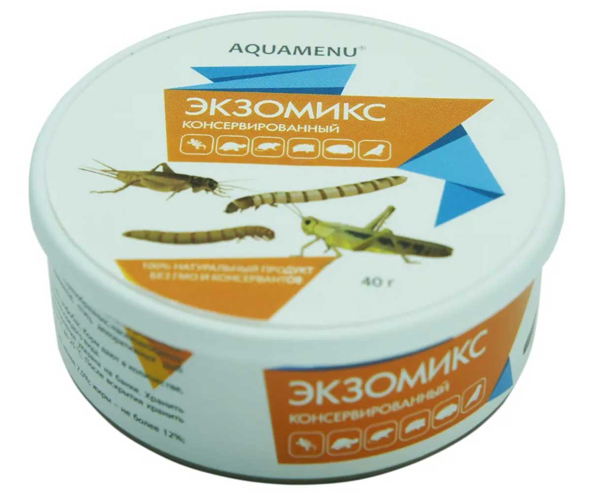 Корм Aquamenu (Акваменю) Экзомикс Консервированный 40г