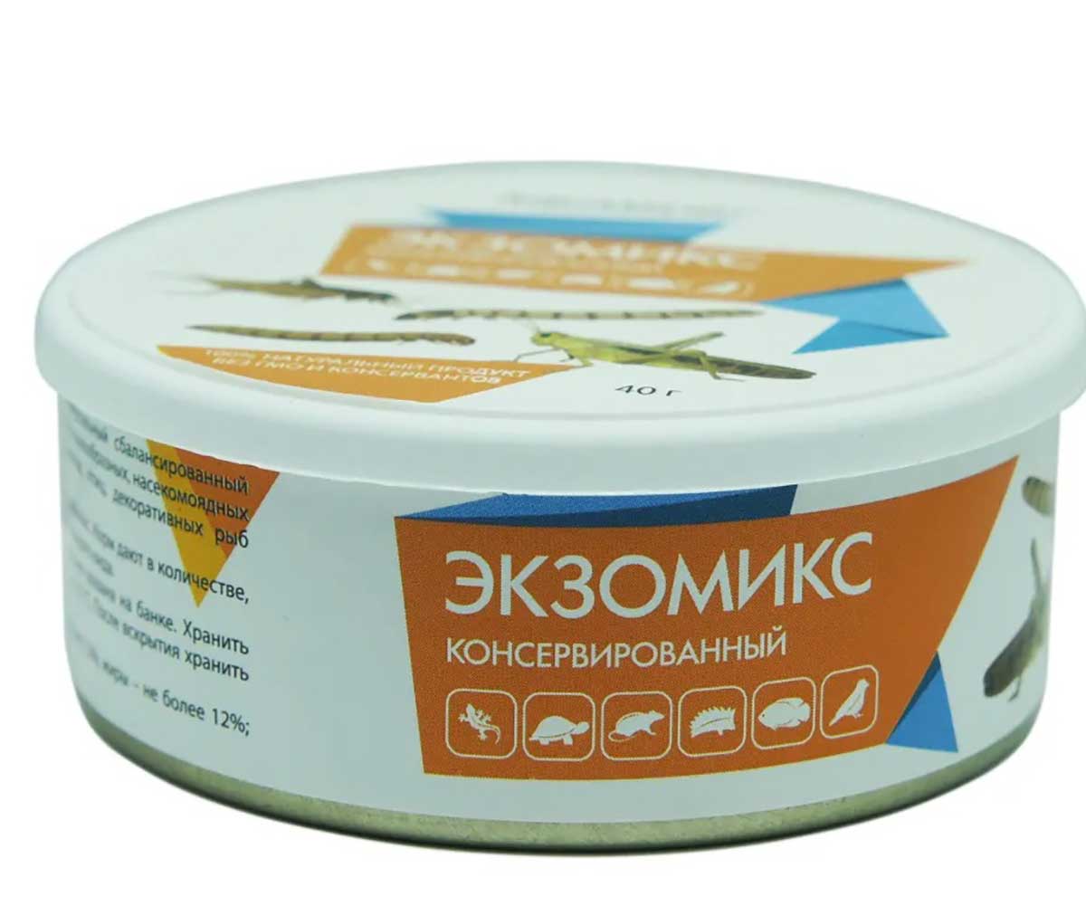 Корм Aquamenu (Акваменю) Экзомикс Консервированный 40г
