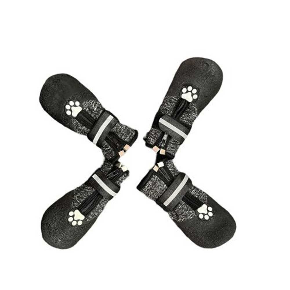 Сапожки Pet Fashion (Пет Фешн)Для Собак Hb10 Speed Dog M Черный Светоотражающие