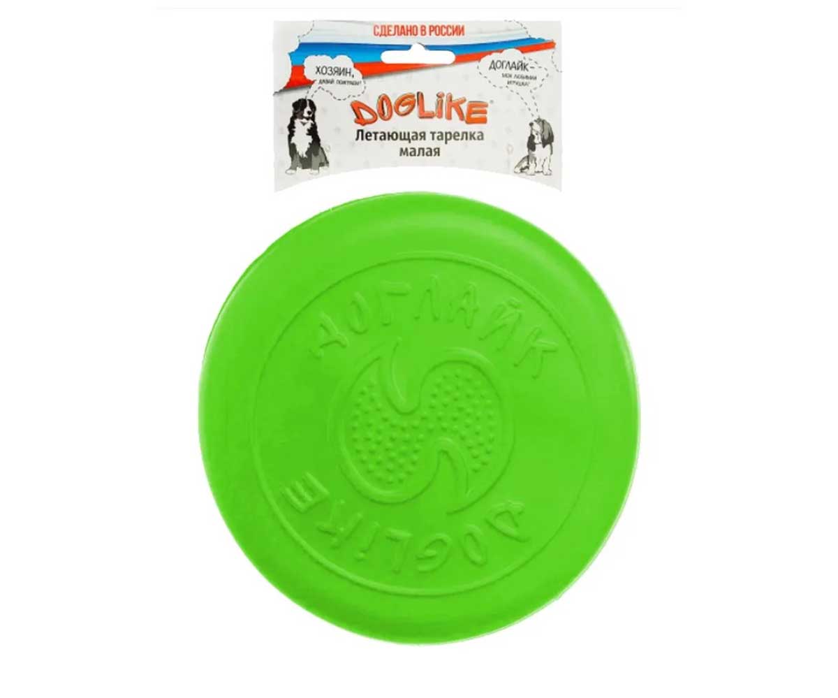 Игрушка Doglike (Доглайк) Тарелка Летающая Малая Dt-0400 Зеленый