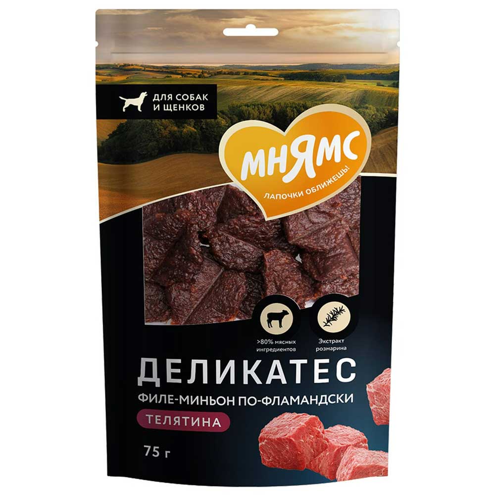 Лакомство Мнямс Филе Миньон По-Фламандски Для Собак 75г