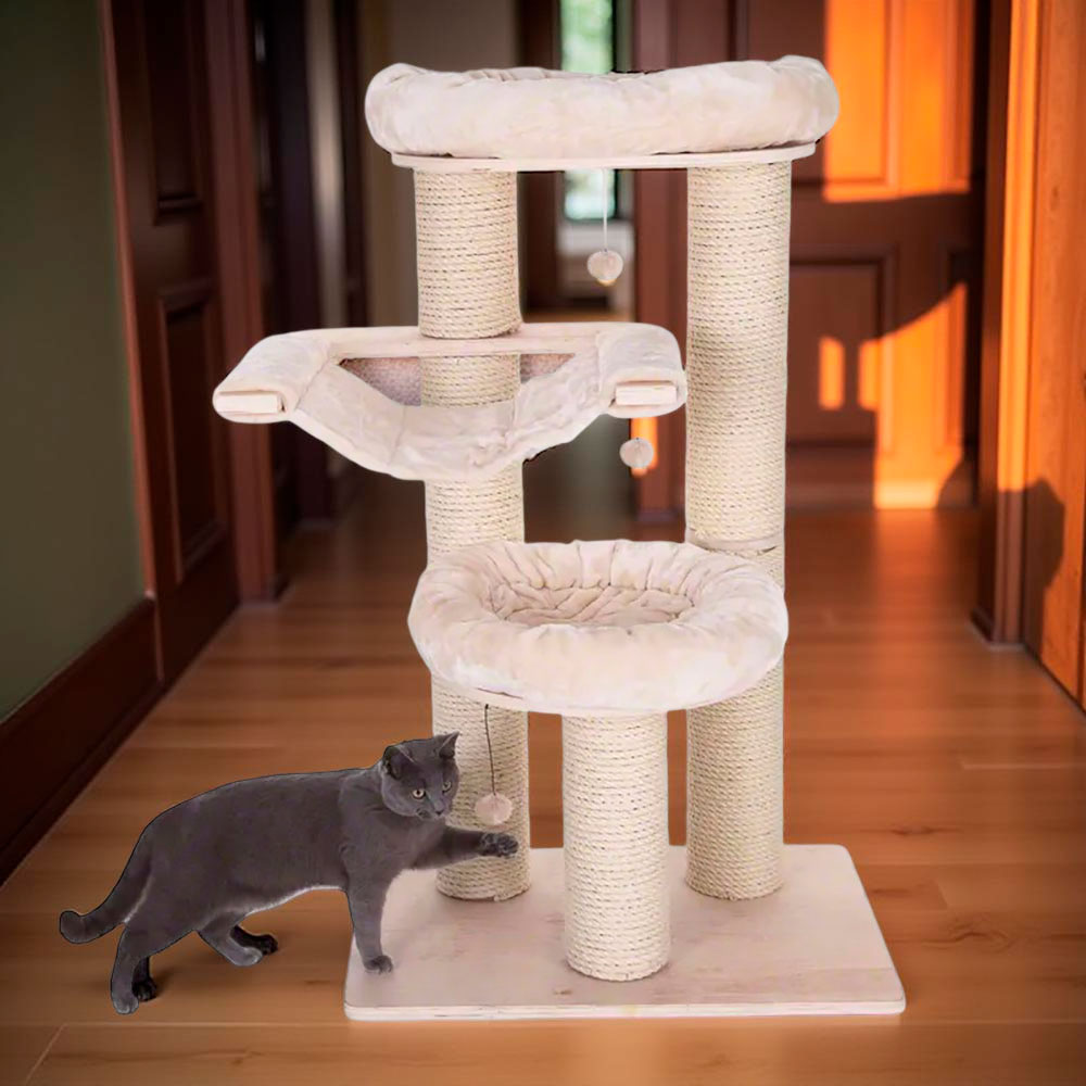 Игровой Комплекс Mypets (Майпетс) Hammock Premium Хамек Премиум 127,5*101*79см 59367 Кремовый