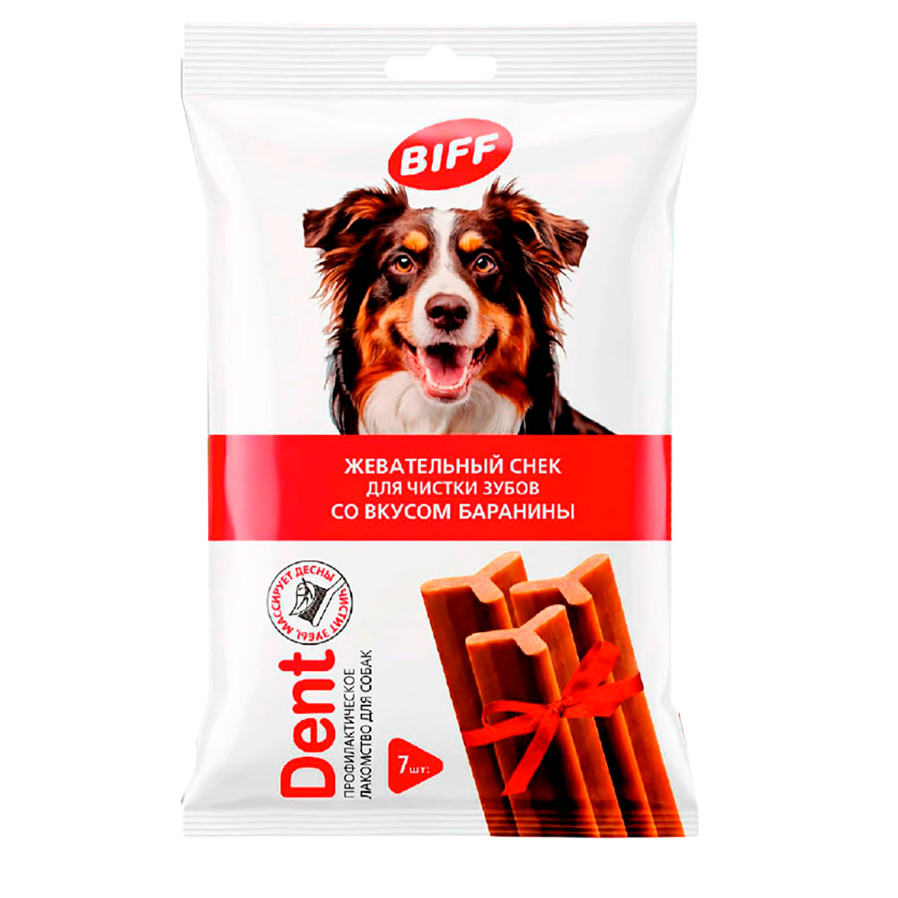 Лакомство Biff (Бифф) Снек Dent Для Собак Крупных Пород Баранина 270г 024966