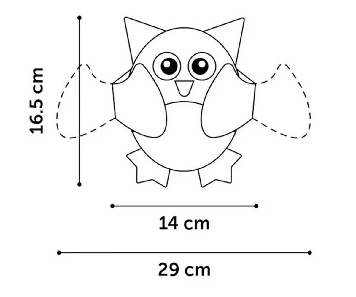Игрушка Trixie (Трикси) Веселая Сова 16,5см Без Звука Flamingo Fl519443