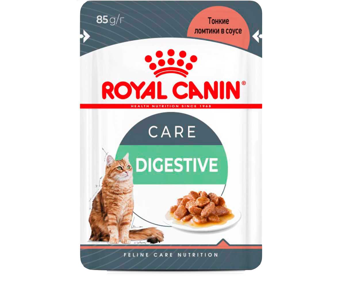 Влажный Корм Royal Canin (Ройял Канин) Для Кошек При Аллергии в Соусе Digest Sensitive 85г (1*28)