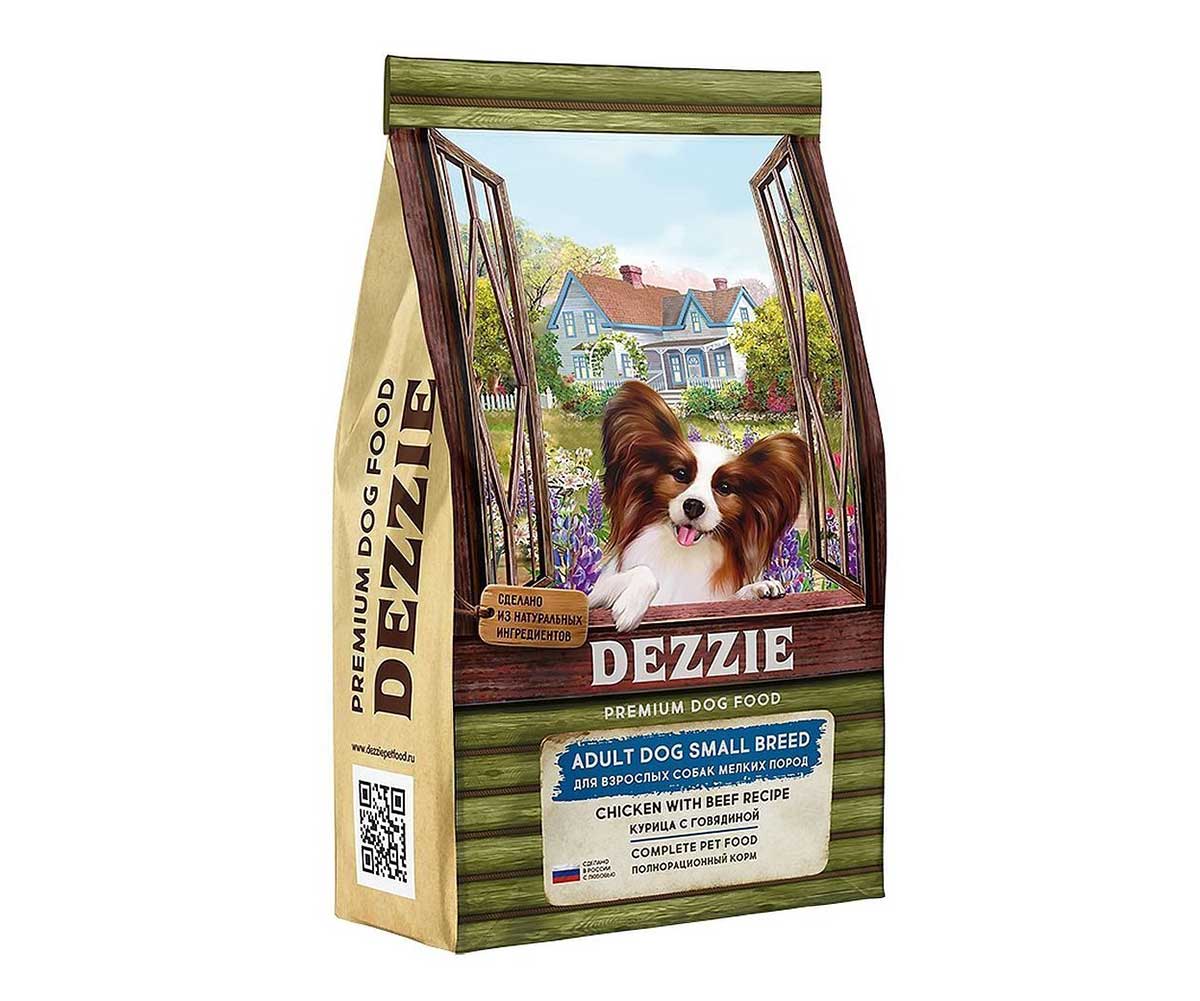 Сухой Корм Dezzie (Деззи) Для Собак Мелких Пород Курица и Говядина Adult Dog Small Breed 15кг 5659013