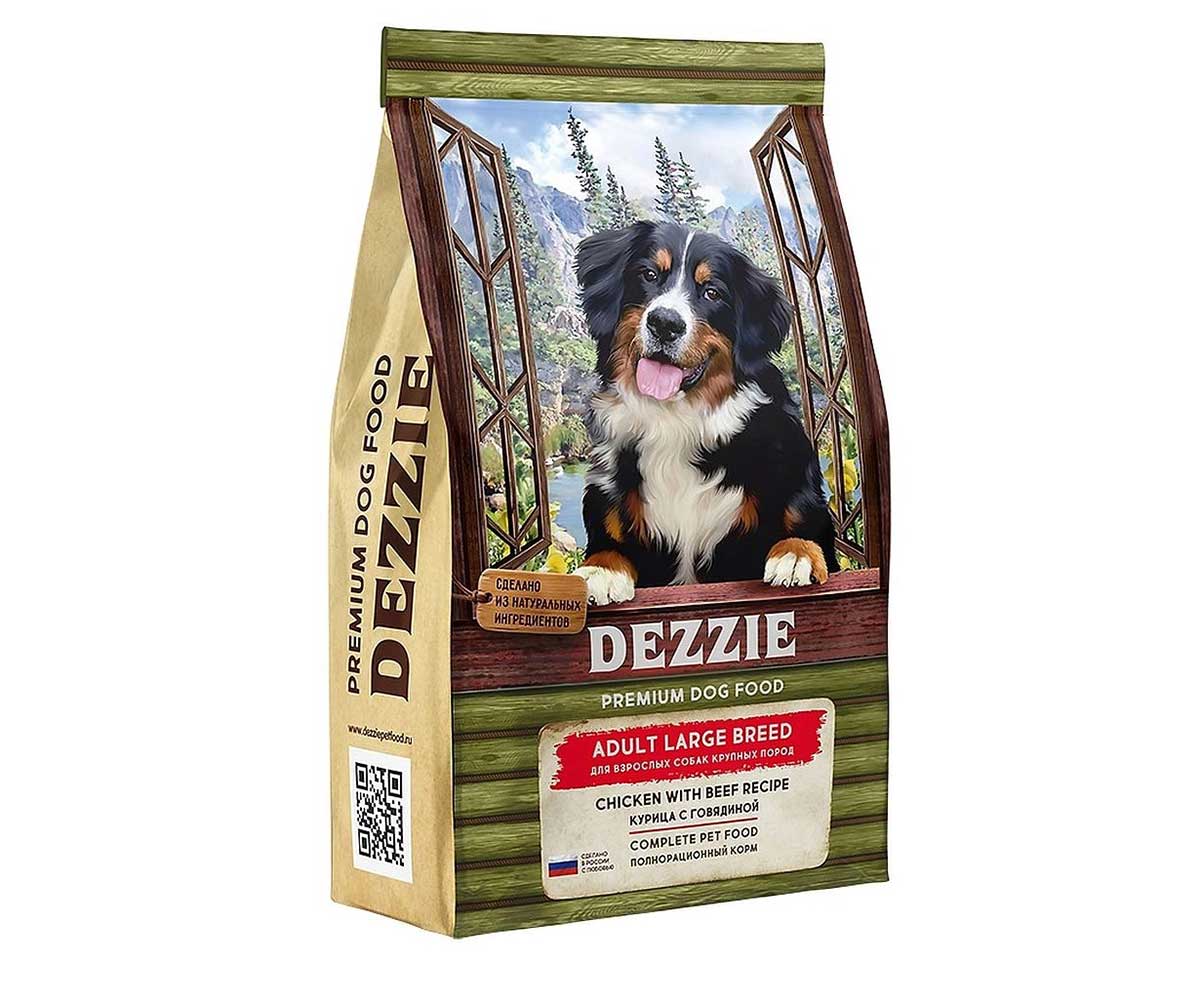 Сухой Корм Dezzie (Деззи) Для Собак Крупных Пород Курица и Говядина Adult Dog Large Breed 15кг 5659033