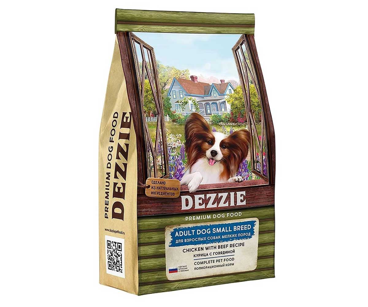 Сухой Корм Dezzie (Деззи) Для Собак Мелких Пород Курица и Говядина Adult Dog Small Breed 3кг 5659011