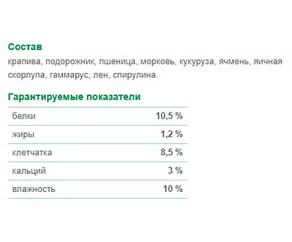 Корм Зоомир Основной Рацион Для Сухопутных Улиток 35г 925