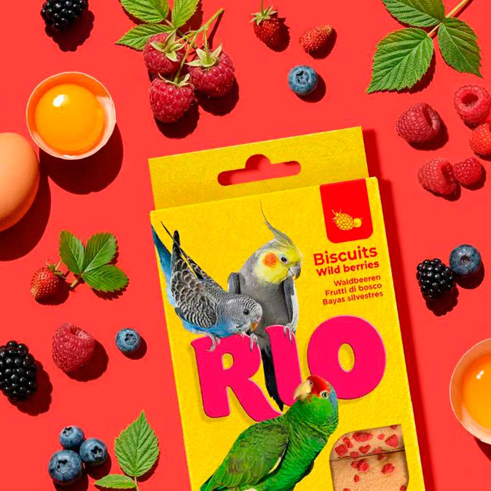 Лакомство Rio (Рио) Для Птиц Лесные Ягоды Бисквиты 5*7г 22190