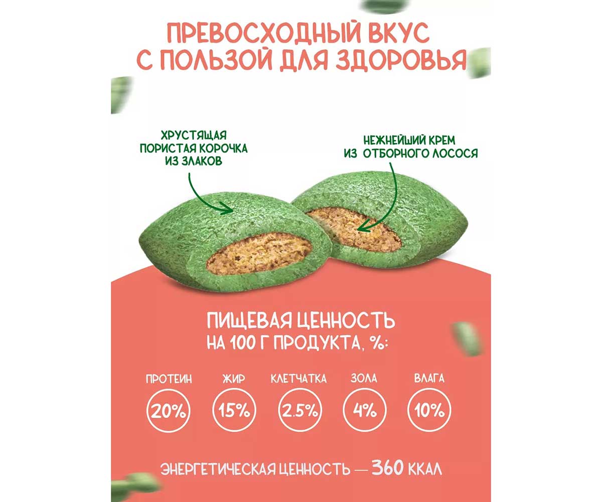 Лакомства Деревенские Лакомства Для Кошек Чистим Зубы Подушечки с Кремом Из Лосося 30г 79212723