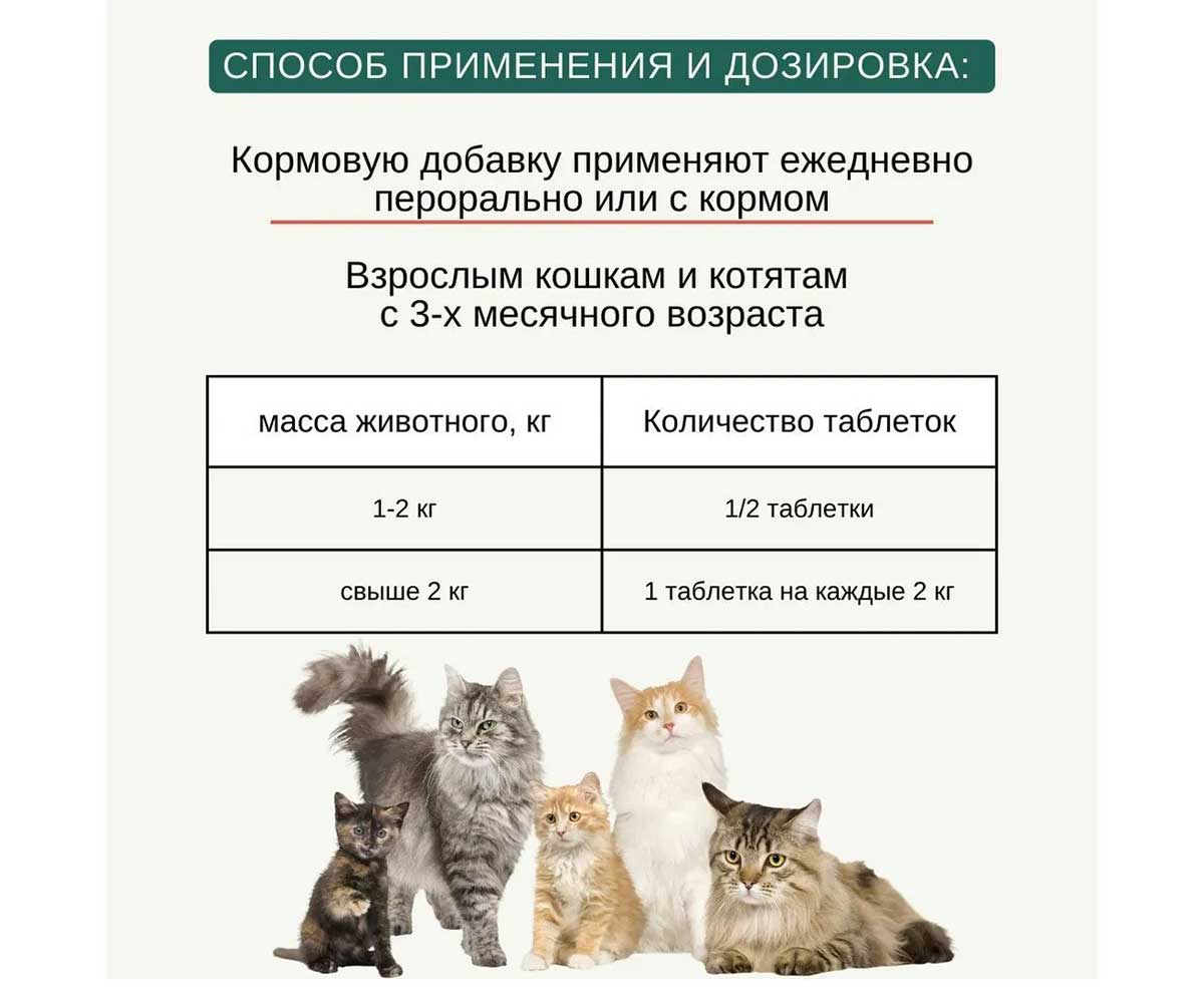 Витамины Кандивит Мульти Для Кошек 50-Таблеток