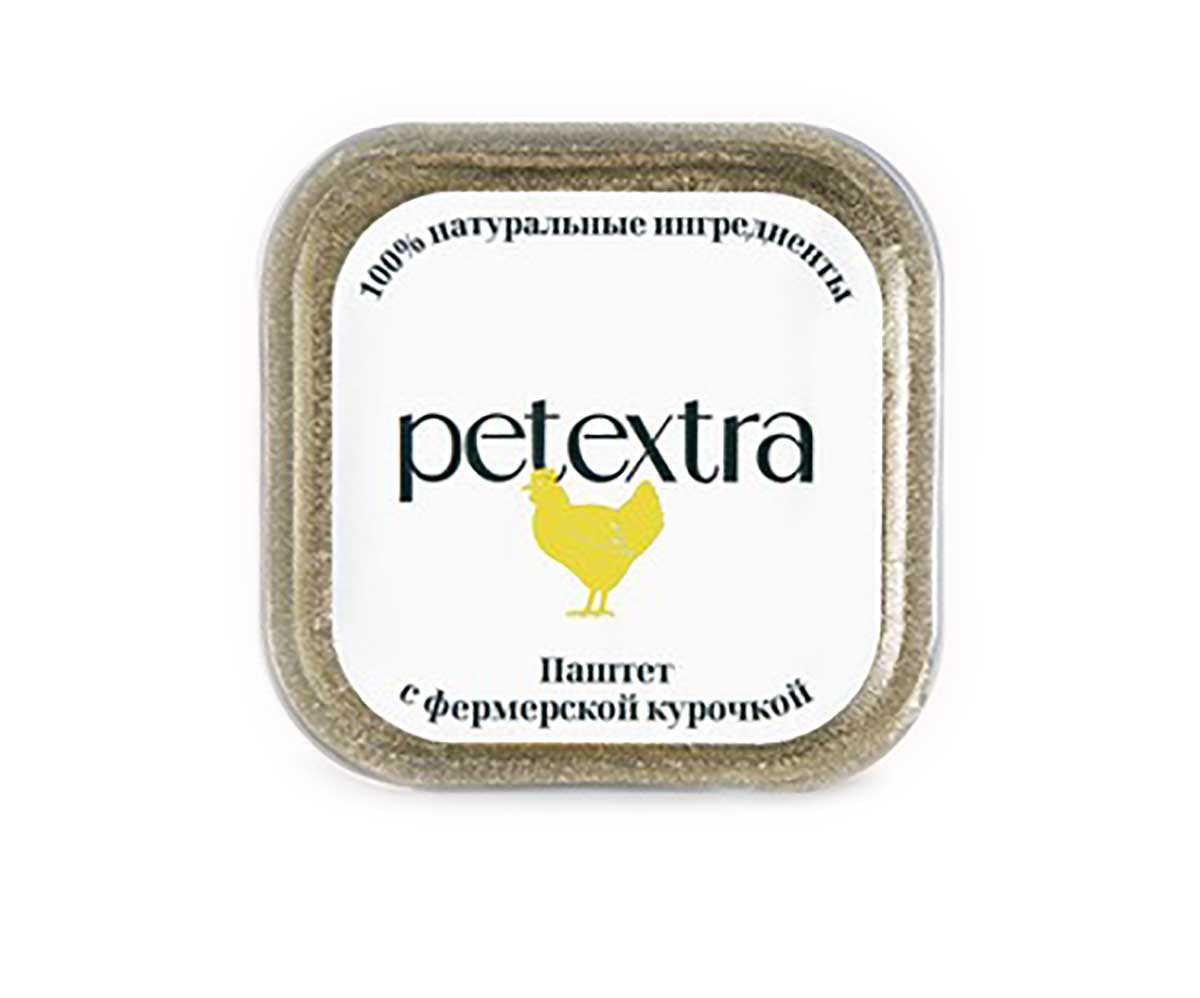 Влажный Корм Petextra (Петэкстра) Для Кошек Фермерская Курочка Паштет 100г (1*16)