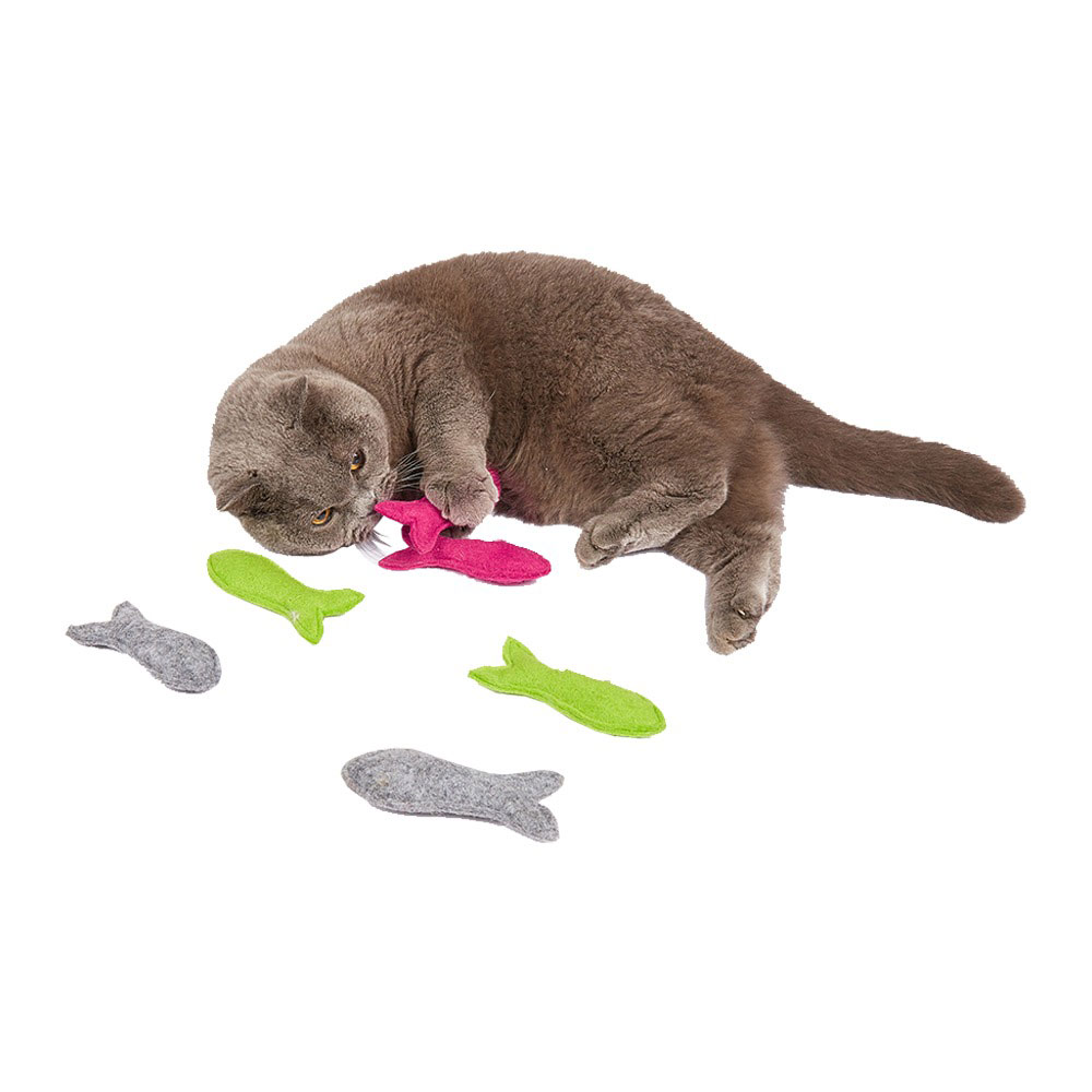 Игрушка Для Кошек Fofos (Фофос) Рыбка Фетр 12*2,5*5см Dcf18704