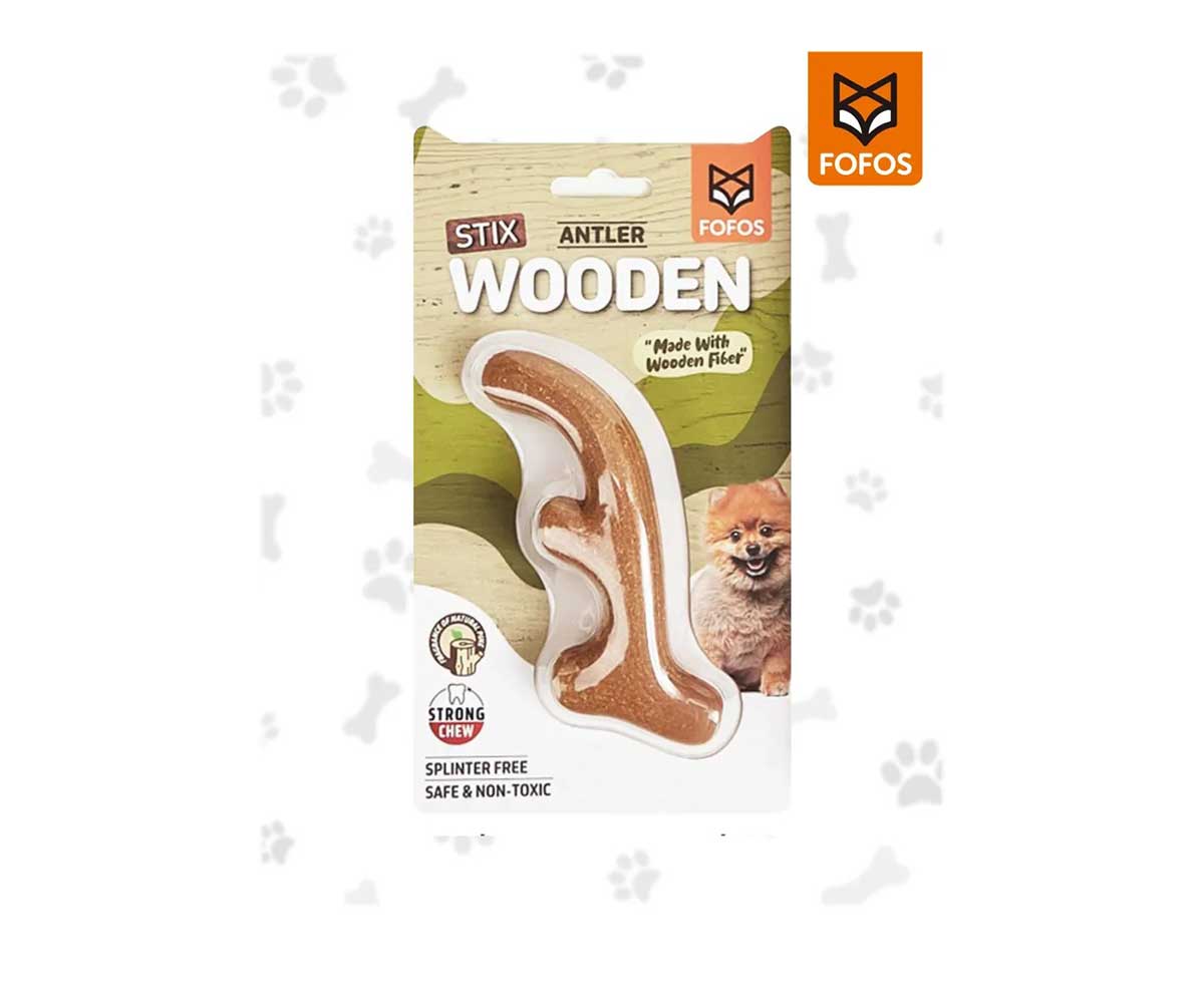 Игрушка Fofos (Фофос) Dcf18683 Рог Деревянный Для Чистки Зубов