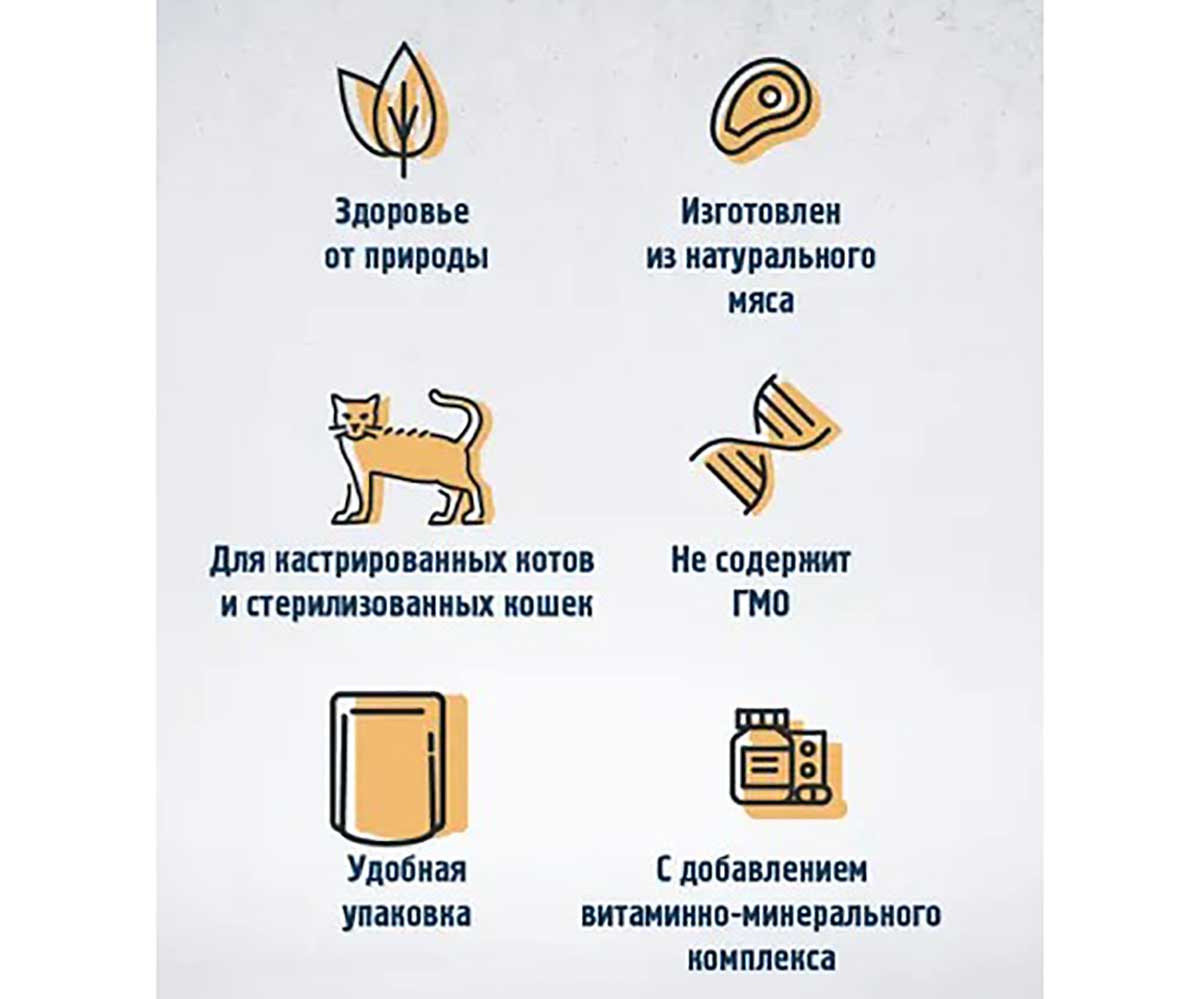 Влажный Корм Happy Cat (Хэппи Кэт) Для Стерилизованных Кошек Курица Кусочки в Желе 85г 7504218