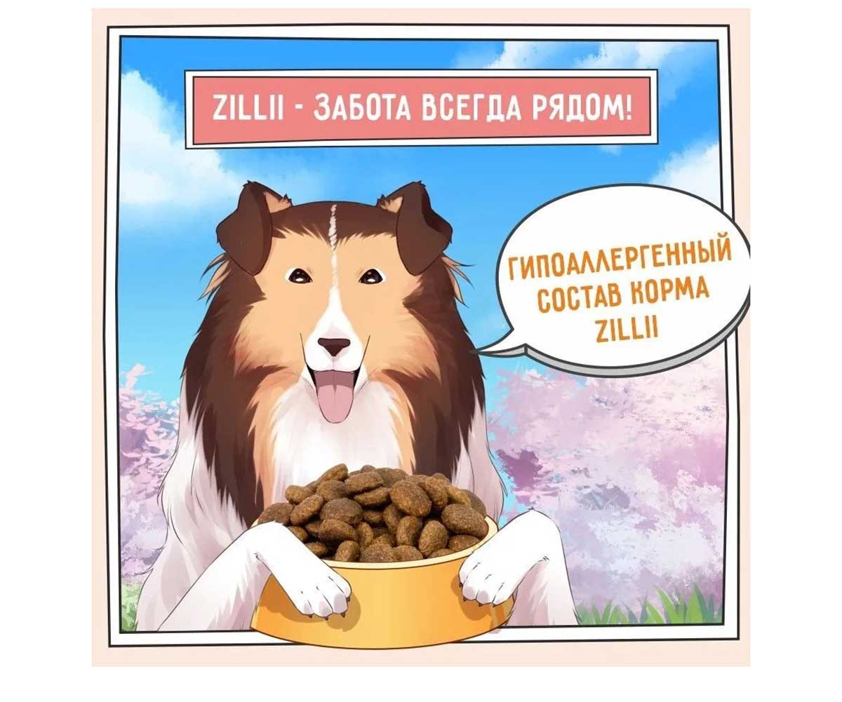 Сухой Корм Zillii (Зиллии) Для Собак с Чувствительным Пищеварением Индейка Adult Dog Sensitive Digestion  800г 5658070