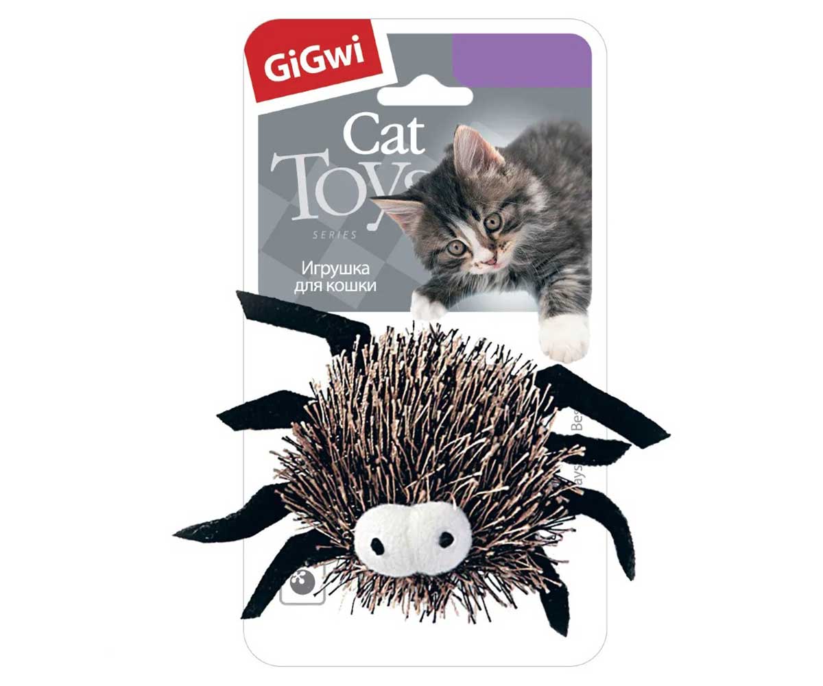 Игрушка Gigwi (Гигви) Для Кошек Паучок 75519 6см