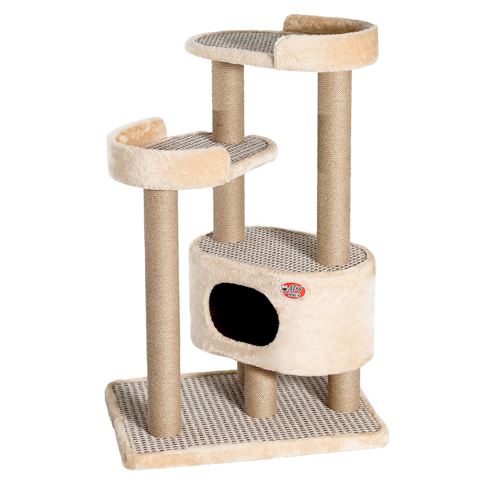 Комплекс Игровой Когтеточка Домик Для Кошек Мяу-Хаус 154 Джулия 82*62*126см 880744