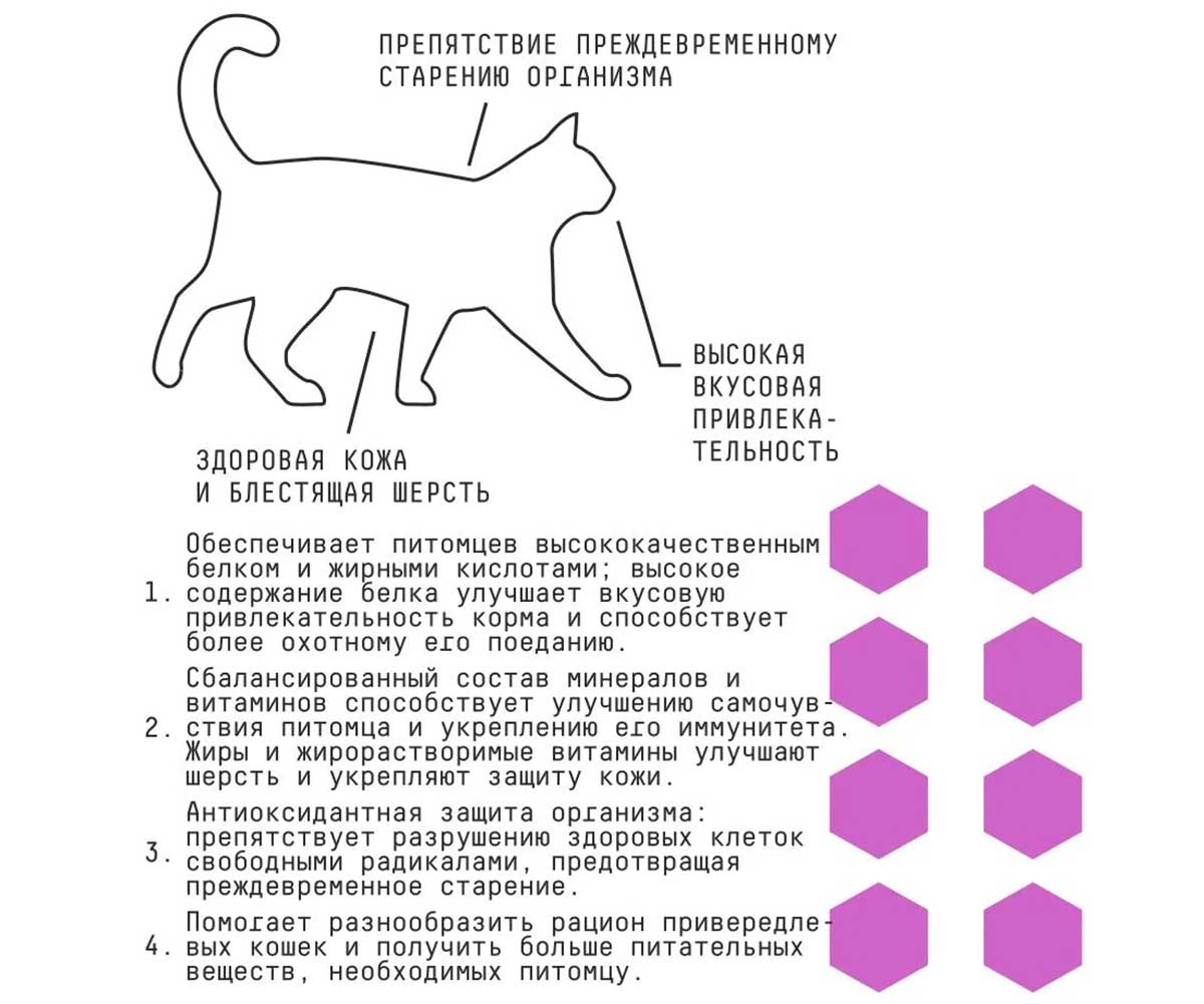 Сухой Корм Ajo (Аджо) Для Кошек и Котят Привередливых к Корму Индейка 1,5кг (1*6)