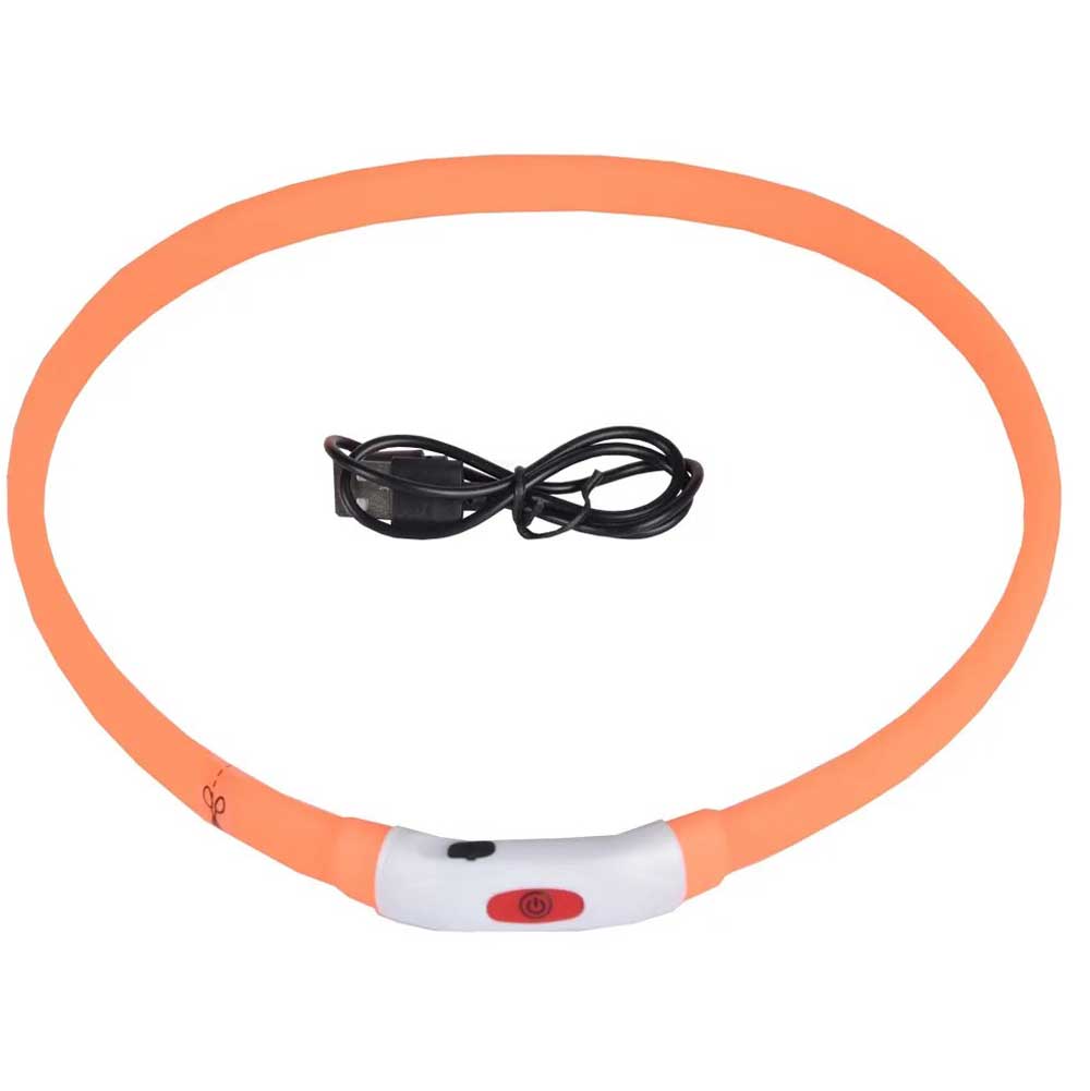 Ошейник Nunbell (Нанбелл) Для Собак 55*1,5см 10led 3-Режима 30919-0284 Светящийся