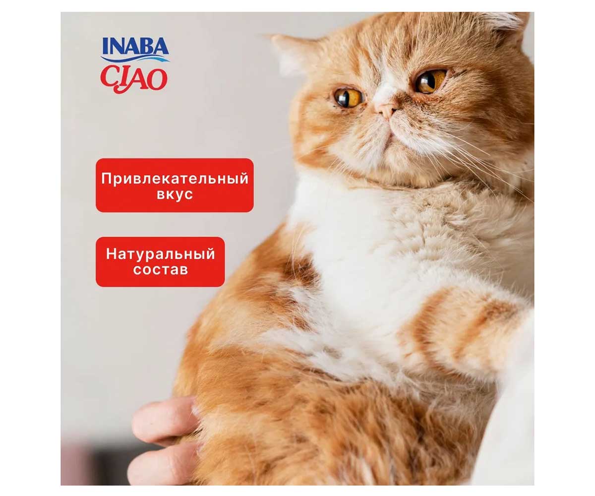 Влажный Корм Inaba (Инаба) Kinnodashi Для Кошек Тунец Магуро, Кацуо и Семга в Желе 60г (1*12)