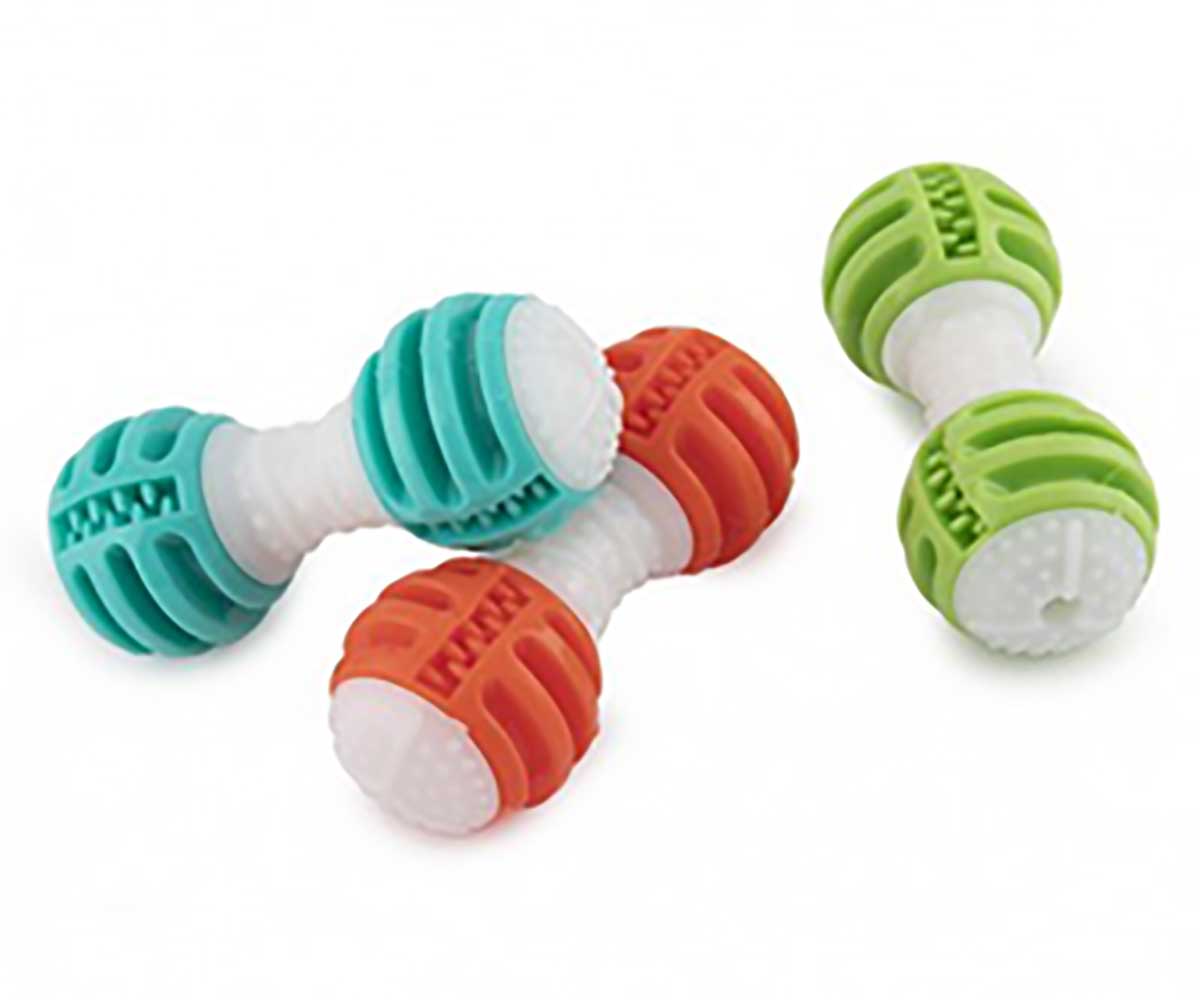 Игрушка Nunbell (Нанбелл) Для Собак Гантель Со Звуком 10922-8793 14*6см