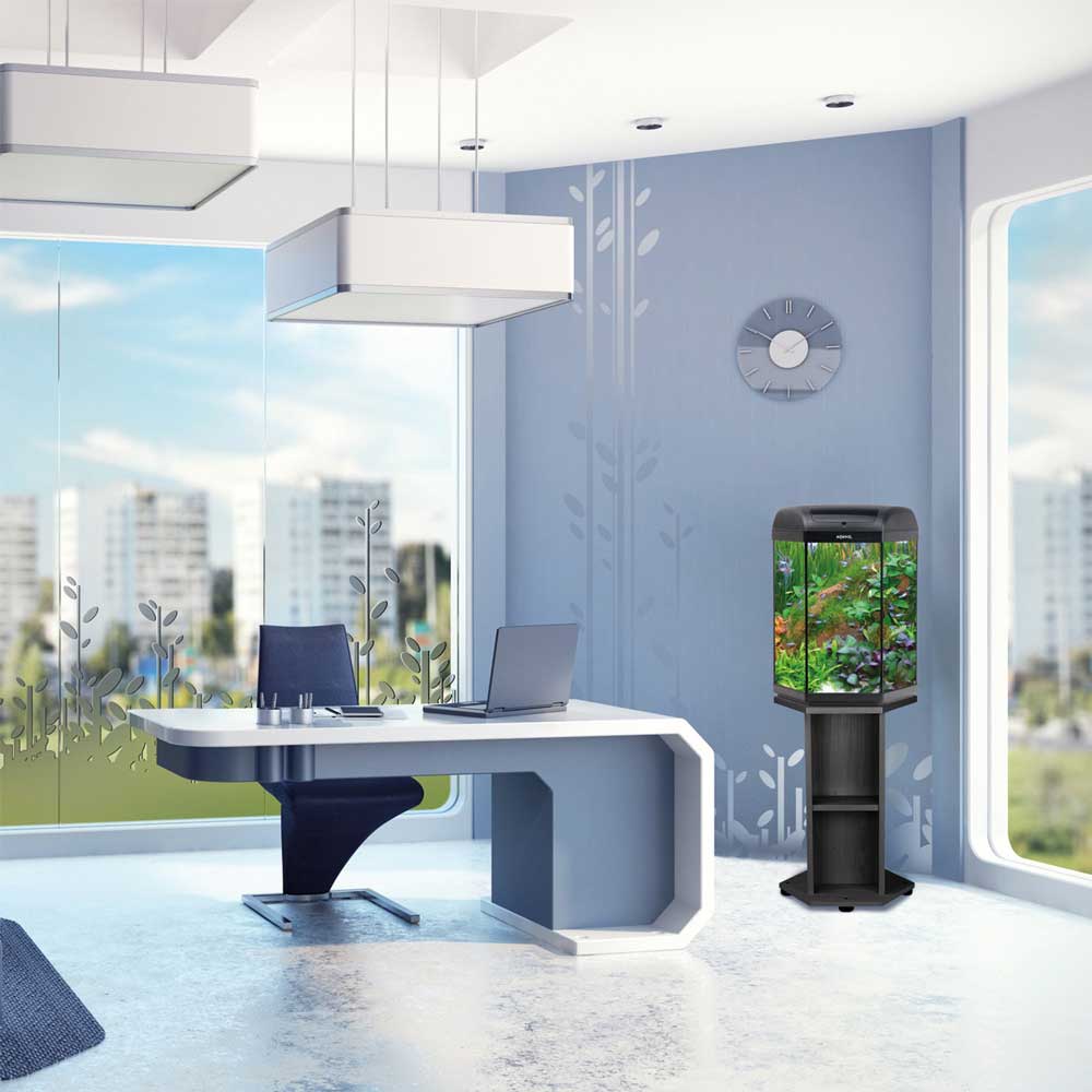Аквариум Aquael (Акваэль) Hexa Set Black 60л 124299 41*41*60см