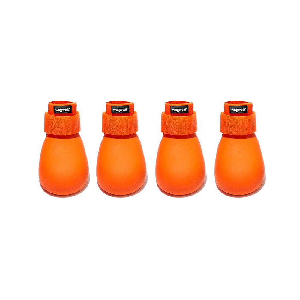 Сапоги Для Собак Средних и Крупных Пород Pet Fashion (Пет Фешн) Резиновые XL Оранжевый 7,5*8,5см