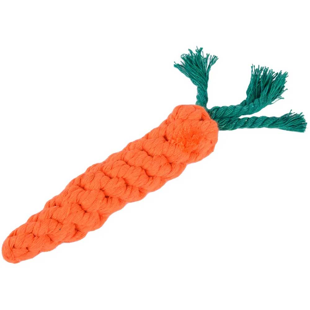 Игрушка Wogy (Воги) Для Собак Морковка Плетеная 10922-0227 22*3см
