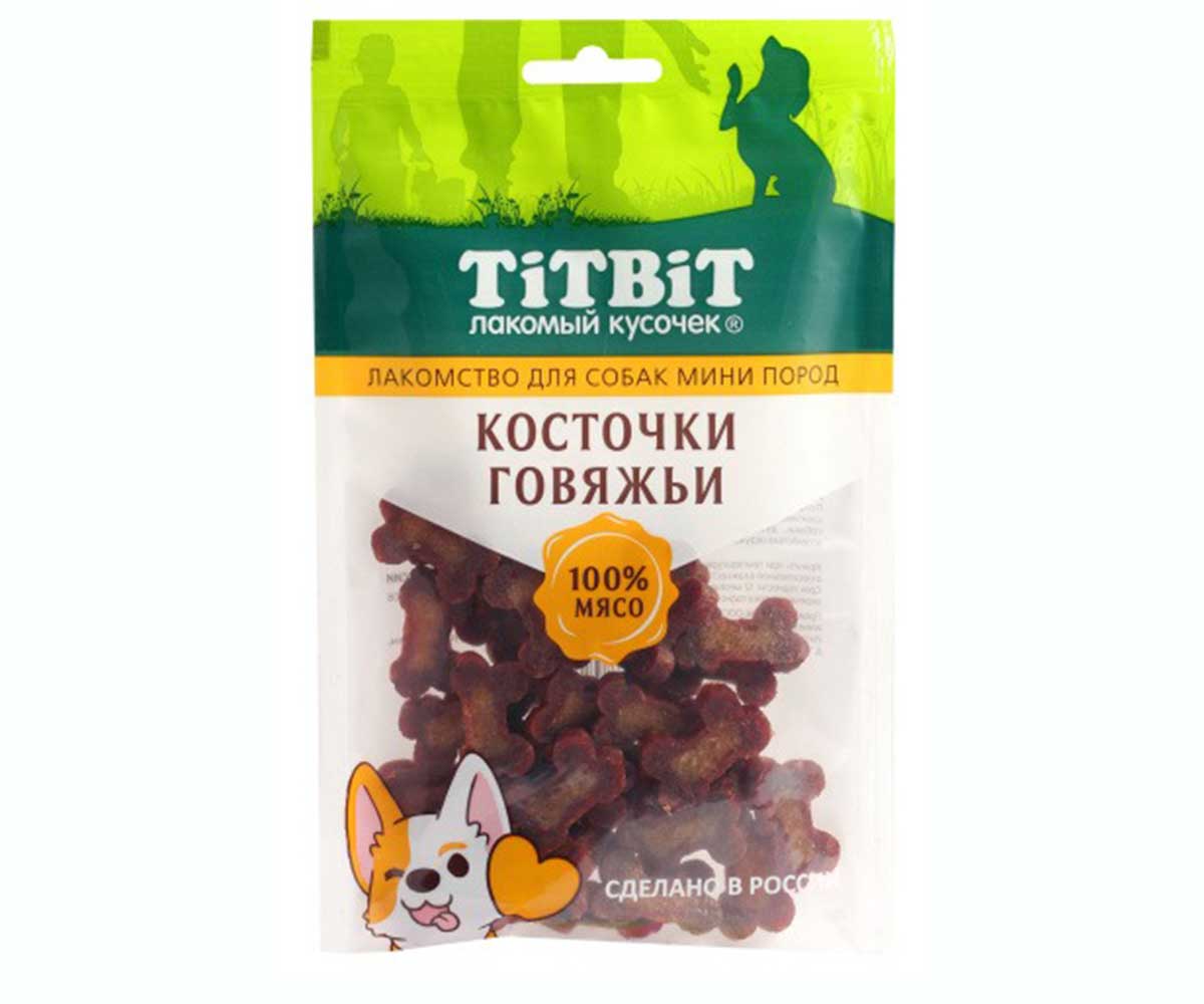 Лакомство TitBiT (Титбит) Для Собак Косточки Говяжьи 100г 024652