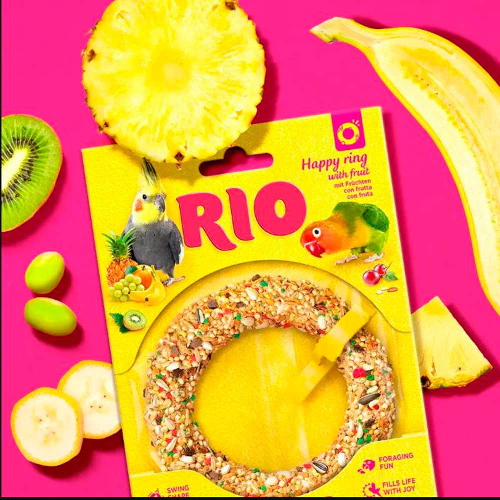 Лакомство Rio (Рио) Для Средних Попугаев Веселое Колечко Лакомство-Игрушка 115г
