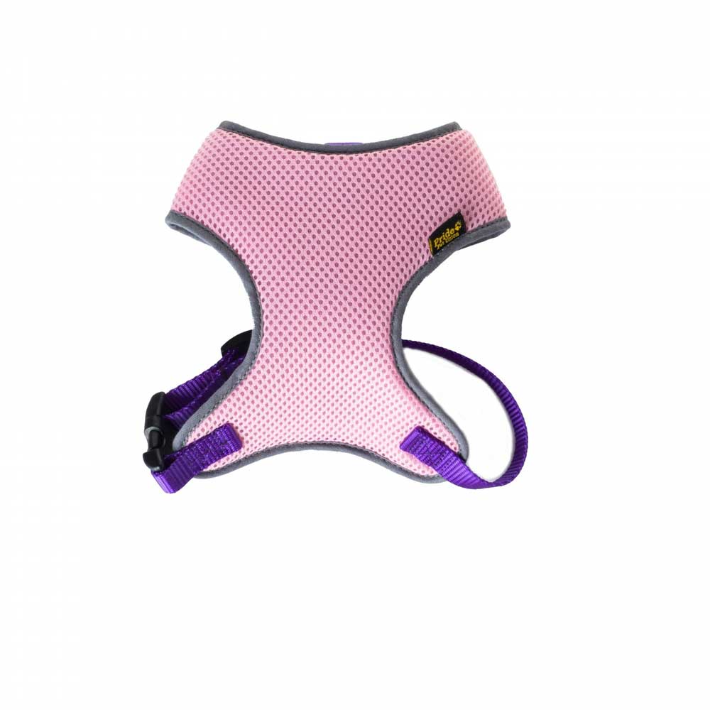 Шлейка Pride (Прайд) Fit S Из 3d Сетки 20000229 Розовый Шея 28см Грудь 34-45см