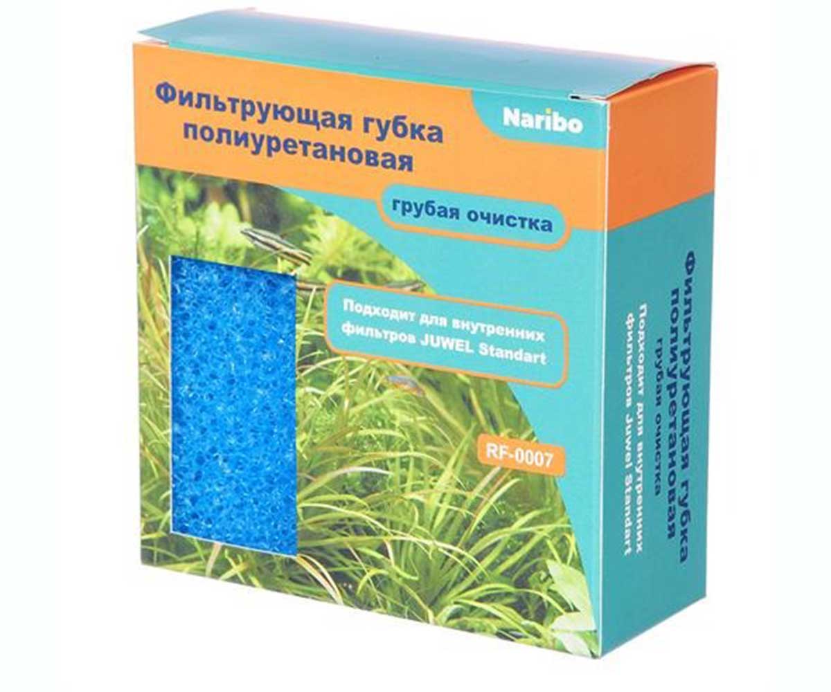 Губка Naribo (Нарибо) Rf-0007 Standart Грубой Очистки Rf-0007 Синяя