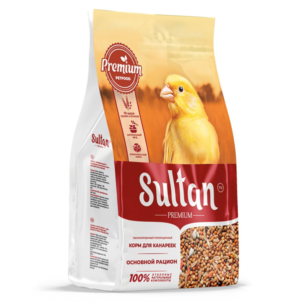 Корм Для Канареек Sultan (Султан) Новый Основной Рацион 400г (1*18)